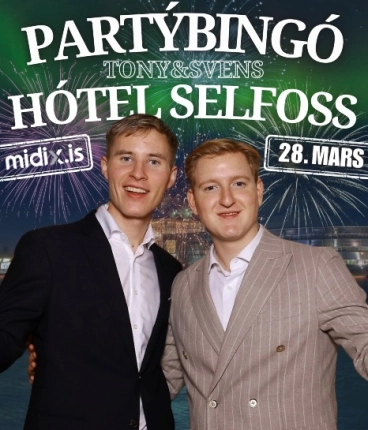 PartýBingó Tony&Svens á Hótel Selfoss-AFLÝST