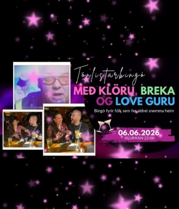 Tónlistarbingó með Klöru, Breka og Love Guru