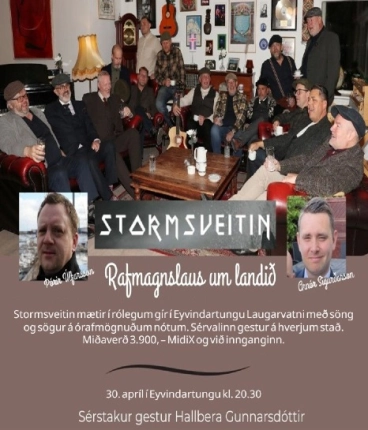Stormsveitin rafmagnslaus í Eyvindartungu