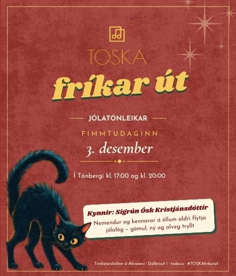 TOSKA fríkar út – jólatónleikar