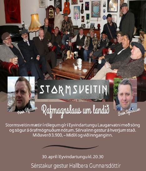 Stormsveitin rafmagnslaus í Eyvindartungu