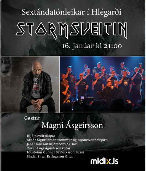 Sextándatónleikar Stormsveitarinnar