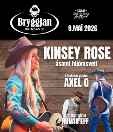 Kinsey Rose á Bryggjunni Grindavík
