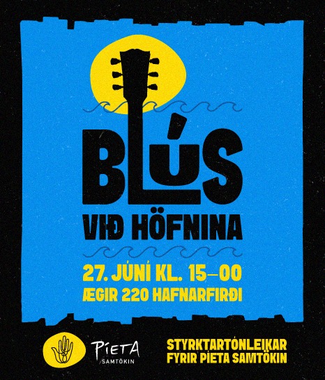 Blús við höfnina