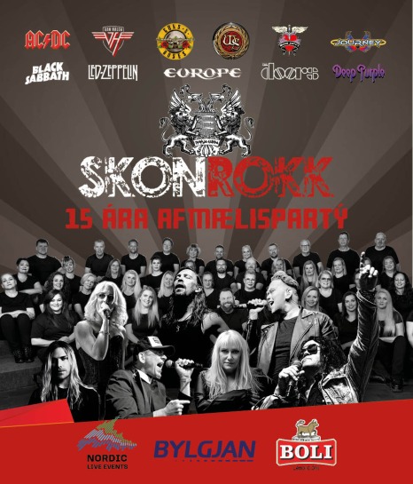 Skonrokk - 15 ára afmælispartý