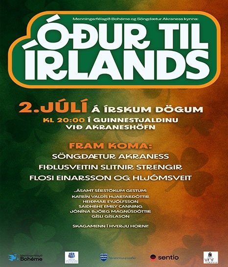 Óður til Írlands, Akranesi