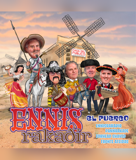 El Puerco Ennisrakaðir, útgáfupartý Casa del Publico